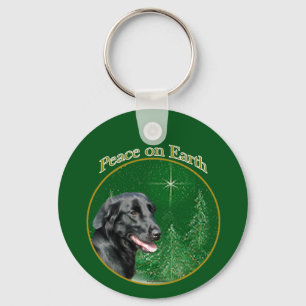 Porte-clés Porte - clé de paix Retriever à revêtement plat