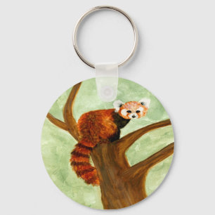 Porte-clés Porte - clé de panda rouge