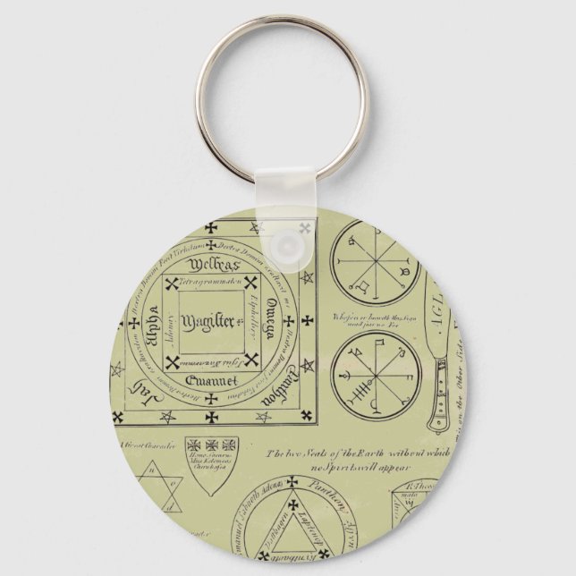 Porte-clés Porte - clé de panneaux magiques (Recto)