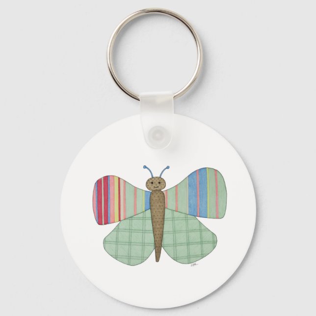 Porte-clés Porte - clé de papillon de monnaie (Recto)