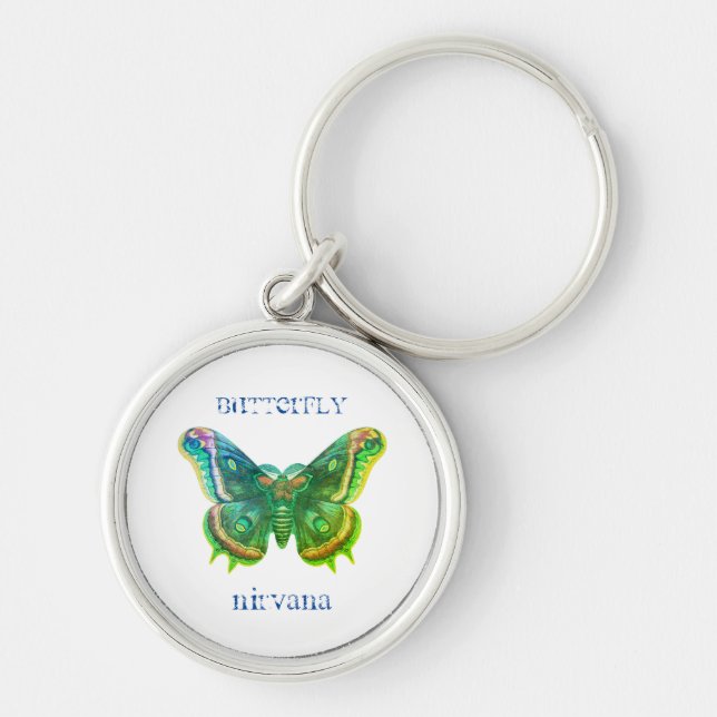 Porte-clés Porte - clé de papillon en détresse Nirvana (Devant)