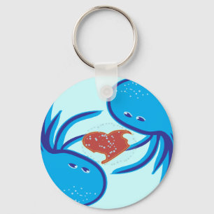 Porte-clés porte - clé de part de bulle d'amour de méduses