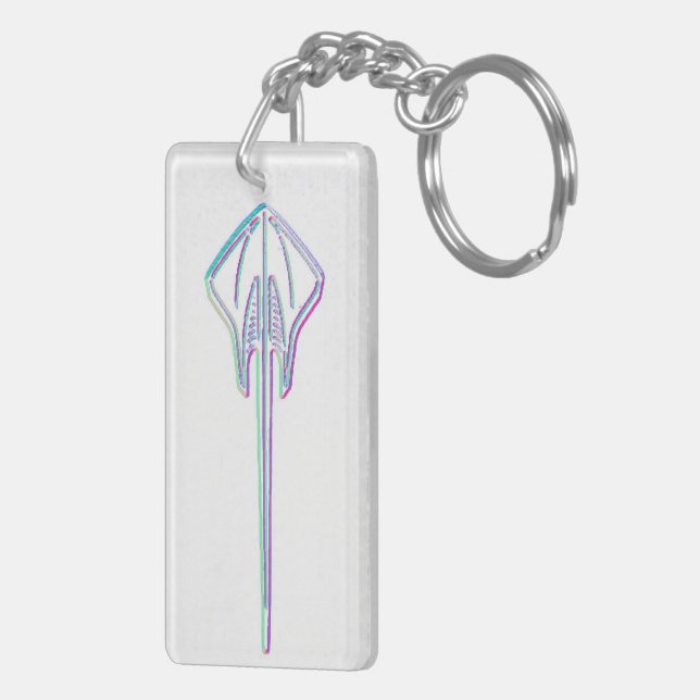 Porte-clés Porte - clé de pastenague (Dos droit)