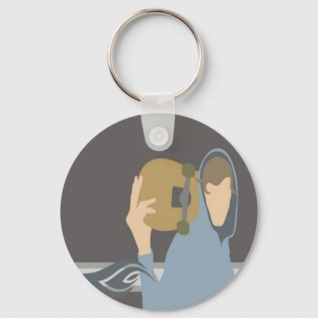 Porte-clés Porte - clé de patineur (Recto)