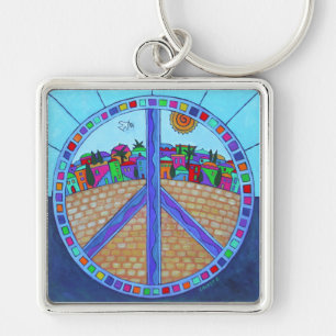 Porte-clés Porte - clé de Peace Mandala