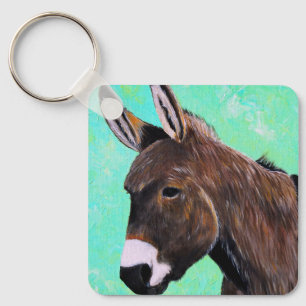 Porte-clés Porte - clé de peinture Donkey