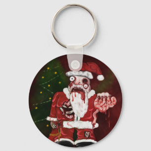 Porte-clés Porte - clé de Père Noël de zombi