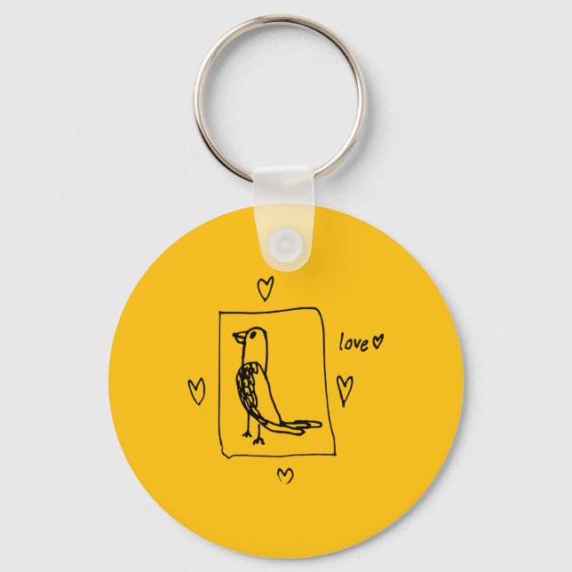 Porte-clés Porte - clé de perruque (Recto)