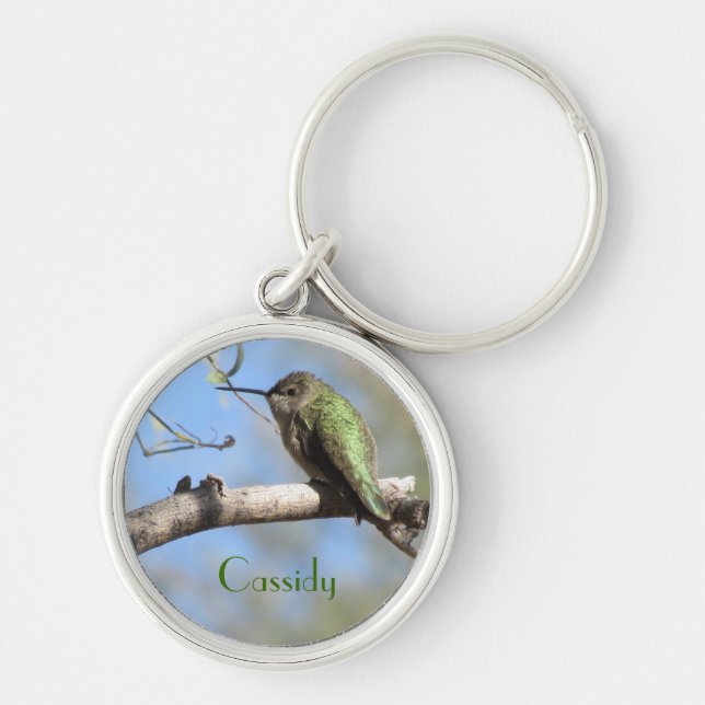 Porte-clés Porte - clé de Personalizable de colibri (Devant)