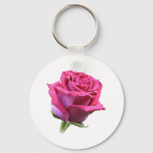 Porte-clés Porte - clé de photos rose Bud