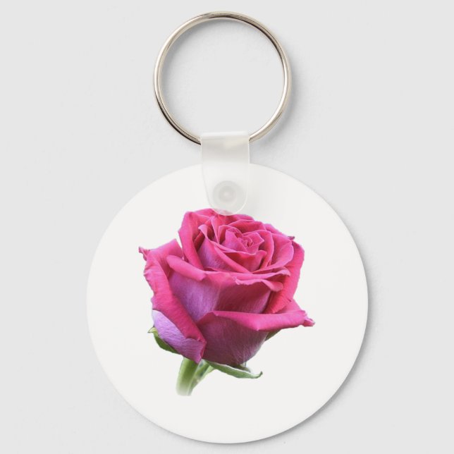 Porte-clés Porte - clé de photos rose Bud (Recto)