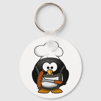 Porte-clés Porte - clé de pingouin grillant