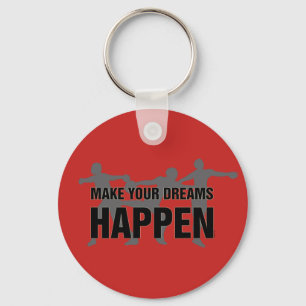 Porte-clés Porte - clé de piste et de terrain Discus Thrower 