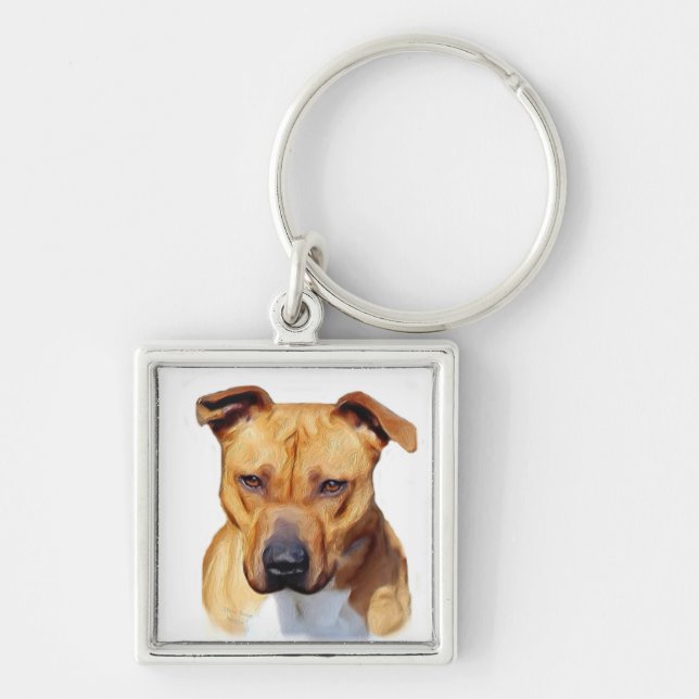 Porte-clés Porte - clé de Pitbull (Devant)