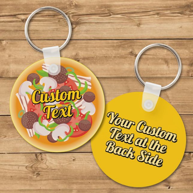 Porte-clés Porte - clé de pizza (Créateur téléchargé)