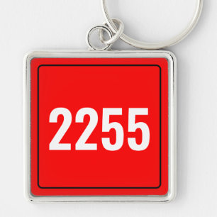 Porte-clés Porte - clé de plaque de numéro de véhicule person