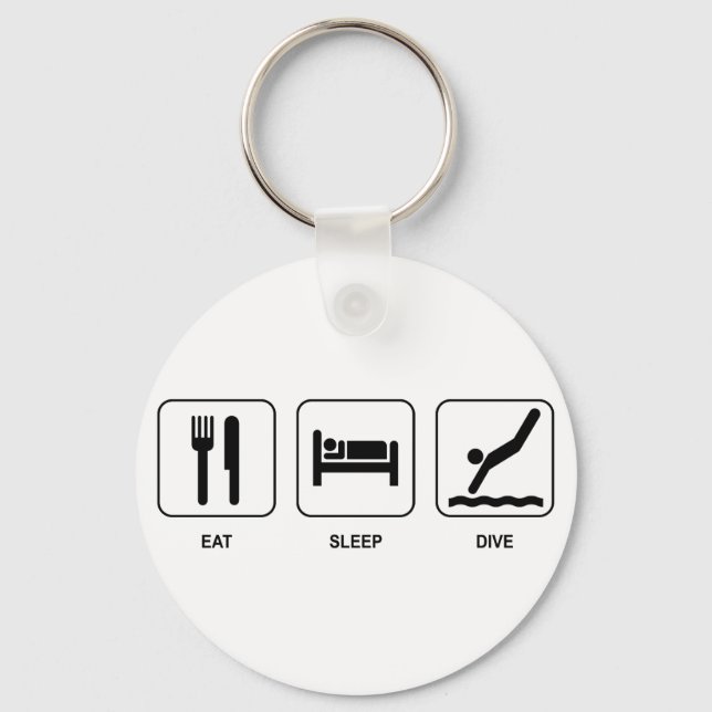 Porte-clés Porte - clé de plongée du sommeil (Recto)