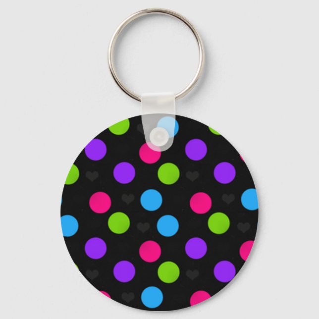 Porte-clés Porte - clé de points Polka (Recto)