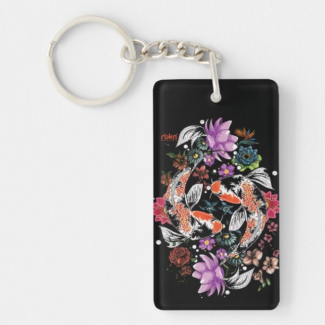 Porte-clés Porte - clé de poissons de Koi (Devant)