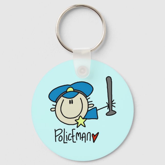 Porte-clés Porte - clé de police (Recto)