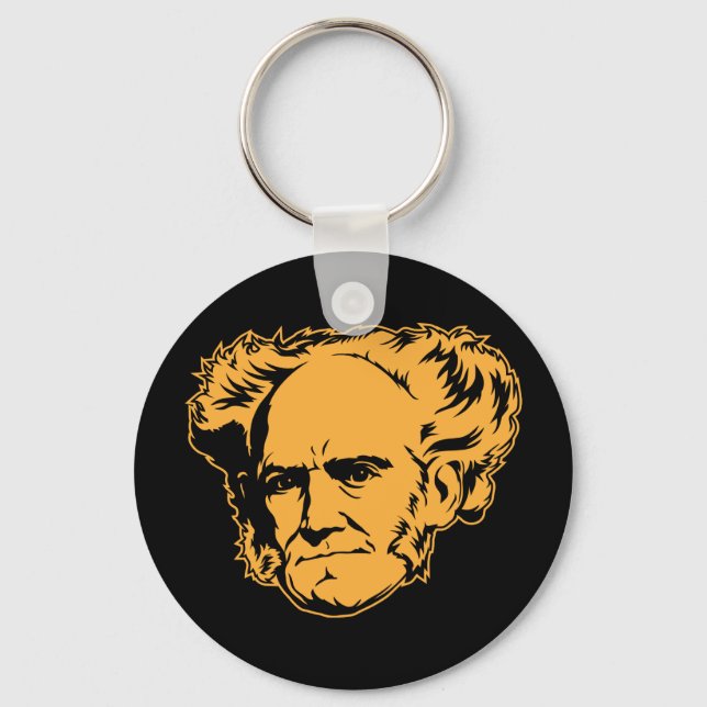 Porte-clés Porte - clé de portrait Schopenhauer (Recto)