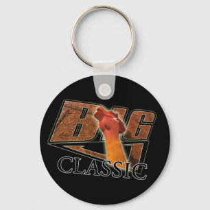 Porte-clés porte - clé de poulet en caoutchouc