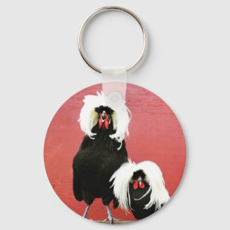 Porte-clés Porte - clé de poulet polonais de coq