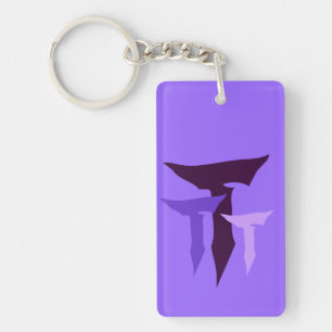 PORTE-CLÉS PORTE - CLÉ DE POURPRE DE VÉRITÉ
