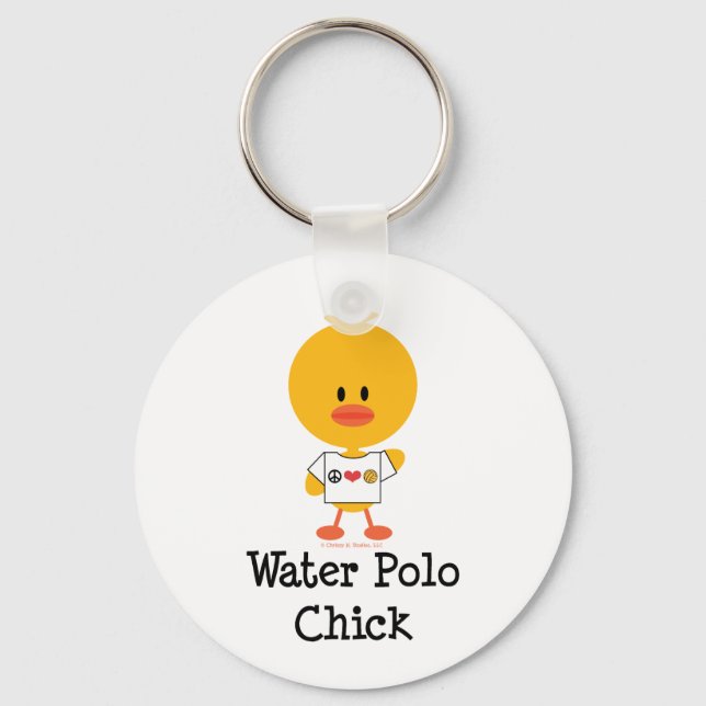 Porte-clés Porte - clé de poussette du water-polo (Recto)