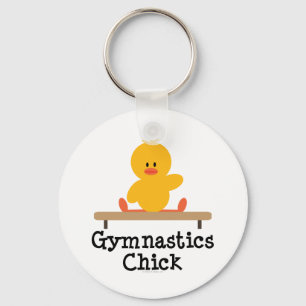 Porte-clés Porte - clé de poussins de gymnastique