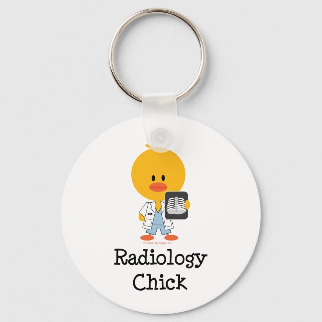 Porte-clés Porte - clé de poussins radiologie (Recto)