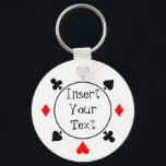 Porte-clés Porte - clé de puces de poker<br><div class="desc">Porte - clé de puces de poker</div>