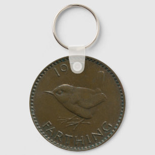 Porte-clés Porte - clé de quart de penny des 1937 Anglais