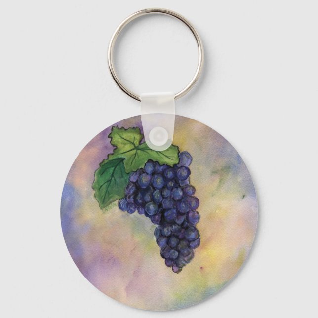 Porte-clés Porte - clé de raisins de vin Pinot Noir (Recto)
