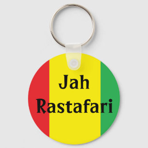 Porte-clés Porte - clé de Rasta de conception de Jah
