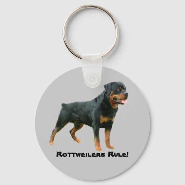 Porte-clés Porte - clé de règle des Rottweilers (Recto)