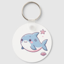 Porte - clé de requin mignon - Accessoire amusant 