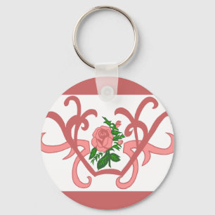 Porte-clés Porte - clé de rose de rose