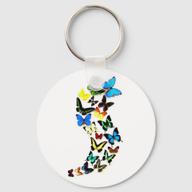 Porte-clés Porte - clé de rotation papillon (Recto)