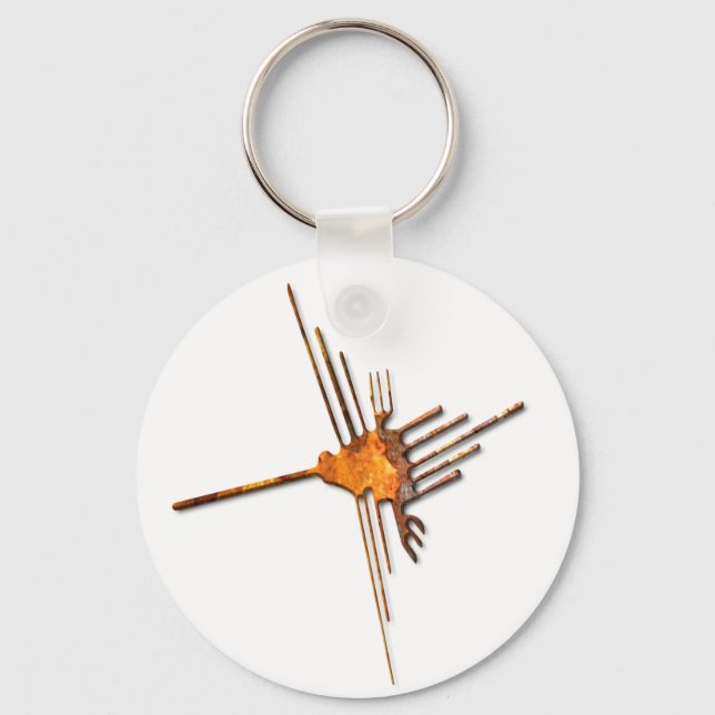 Porte-clés Porte - clé de rouille des colibris de Nazca (Recto)
