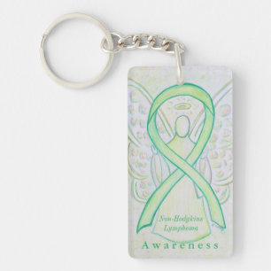 Porte-clés Porte - clé de ruban non Hodgkins Lymphoma Sensibi
