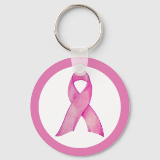 Porte-clés Porte - clé de ruban rose