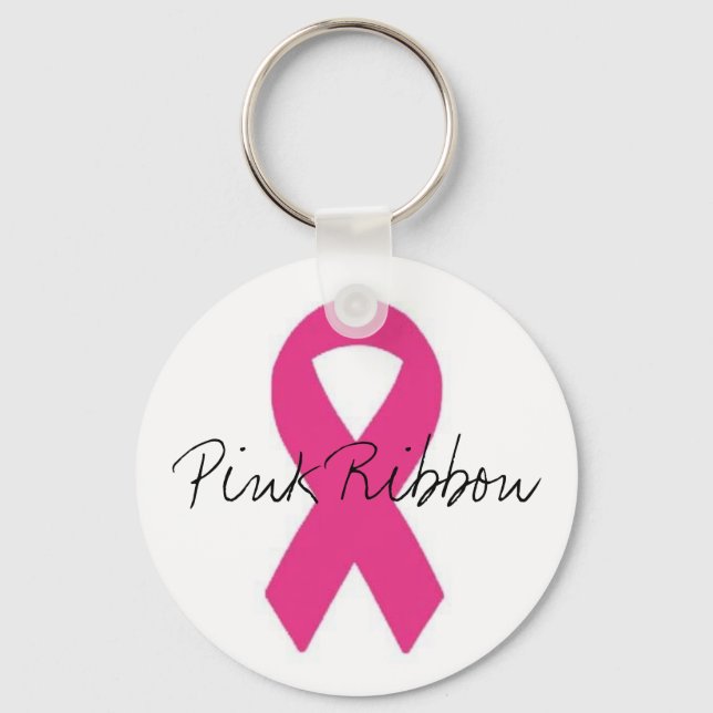 Porte-clés Porte - clé de ruban rose (Recto)