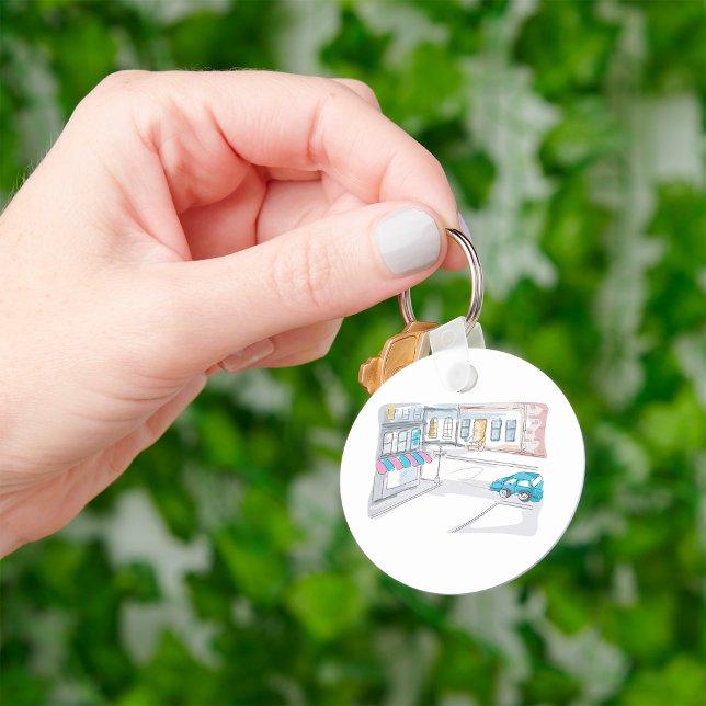 Porte-clés Porte - clé de scène urbain (Créateur téléchargé)