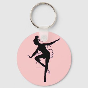 Porte-clés Porte - clé de silhouette de ballerine de Prima