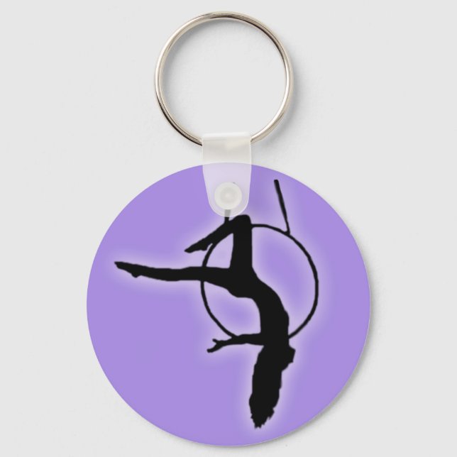 Porte-clés Porte - clé de silhouette de la lyre de Monica Hoo (Recto)