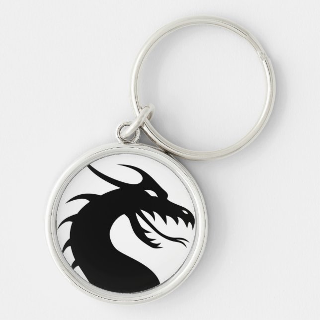 Porte-clés Porte - clé de silhouette Dragon (Devant)