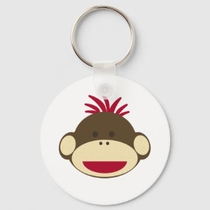 Porte-clés Porte - clé de singe de chaussette