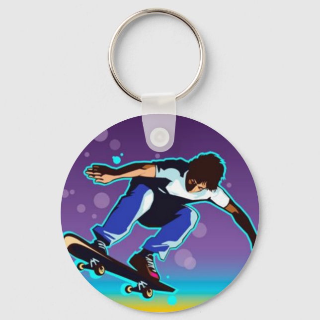 Porte-clés Porte - clé de skateboard (Recto)