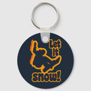 Porte-clés Porte - clé de snowboarding